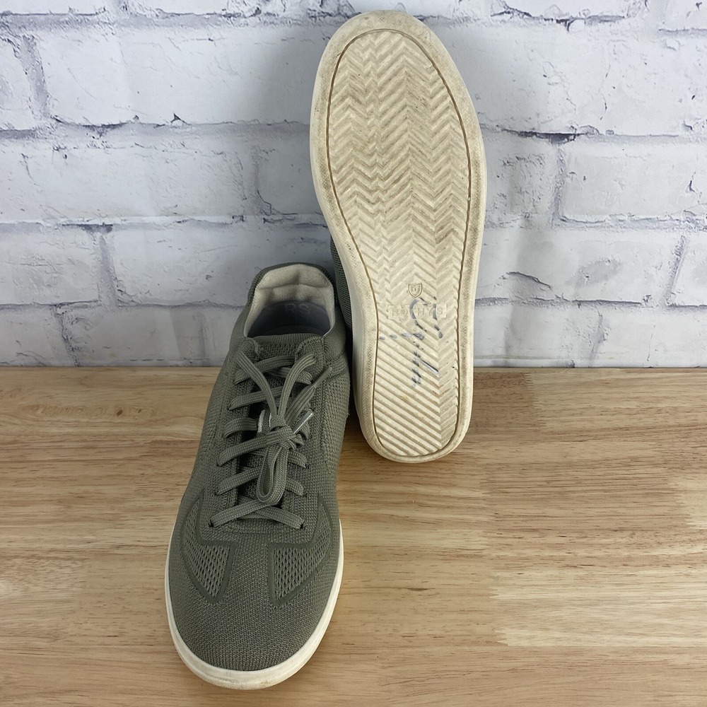 Rothy's Shoes Men's Size 8 M Lace Up‎ Shoes Green RS01 Knit Sneakers - Picture 8 of 12